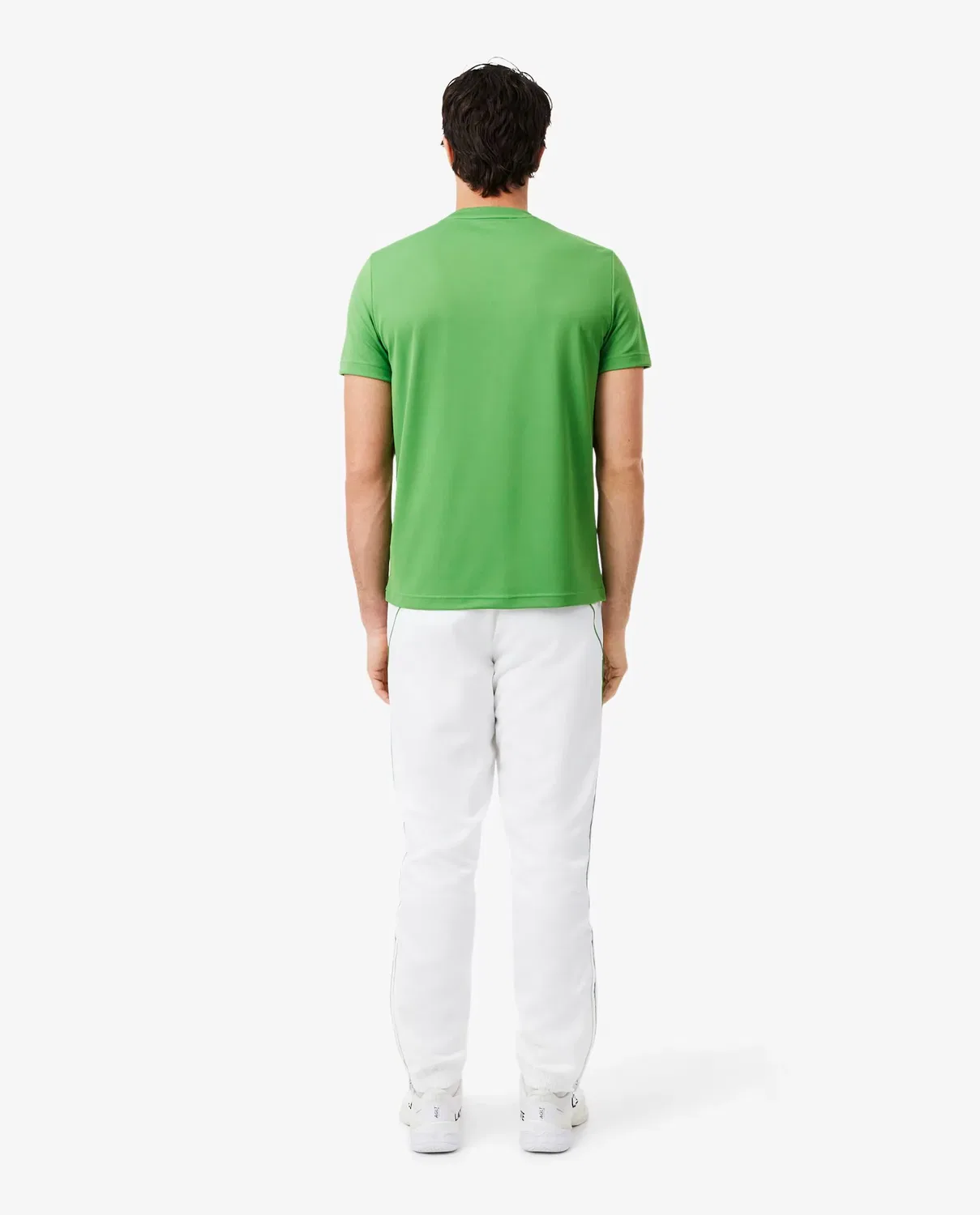 Мужские спортивные брюки с контрастной отделкой Lacoste, Blanco — фото 2
