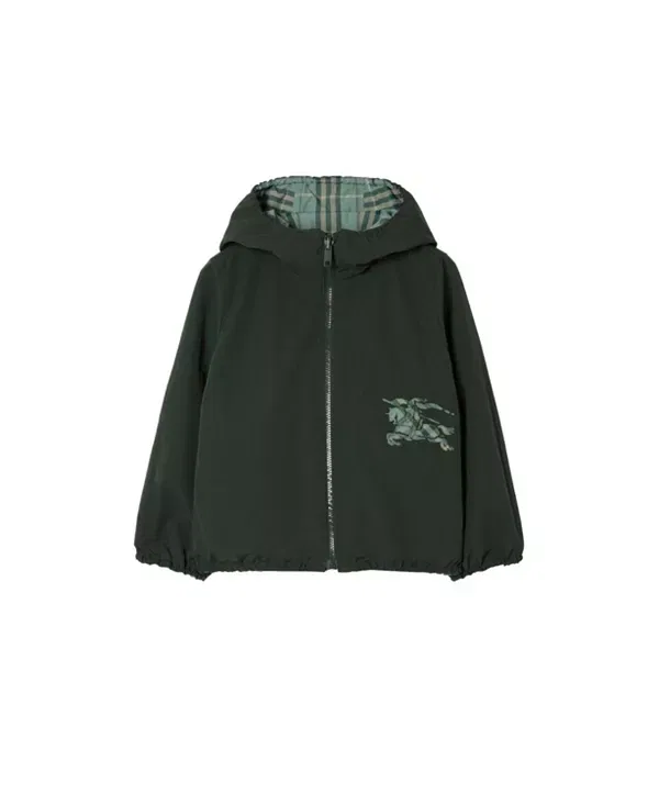 Детская куртка для мальчиков с капюшоном Burberry, Gulf Green — фото 3