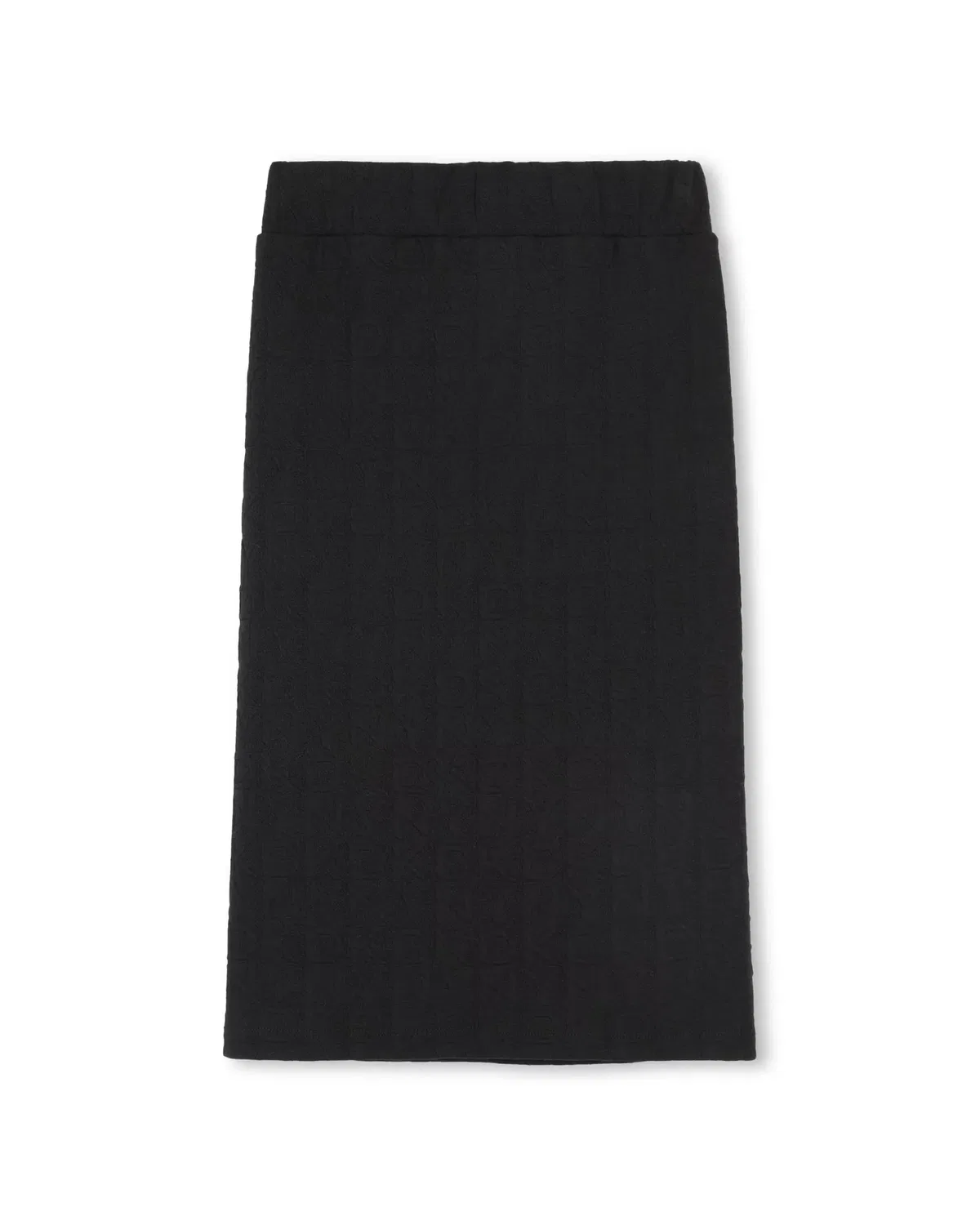 Детская юбка для девочек прямая с логотипом DKNY, Negro — фото 3