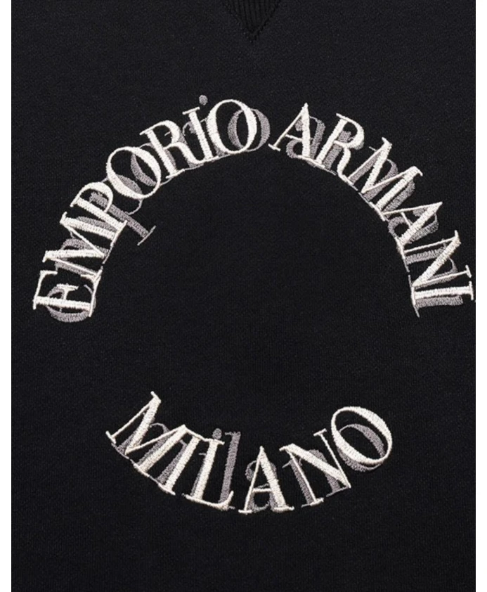 Синяя толстовка 6l1mc31jqnz09g4 Emporio Armani, синий — фото 2