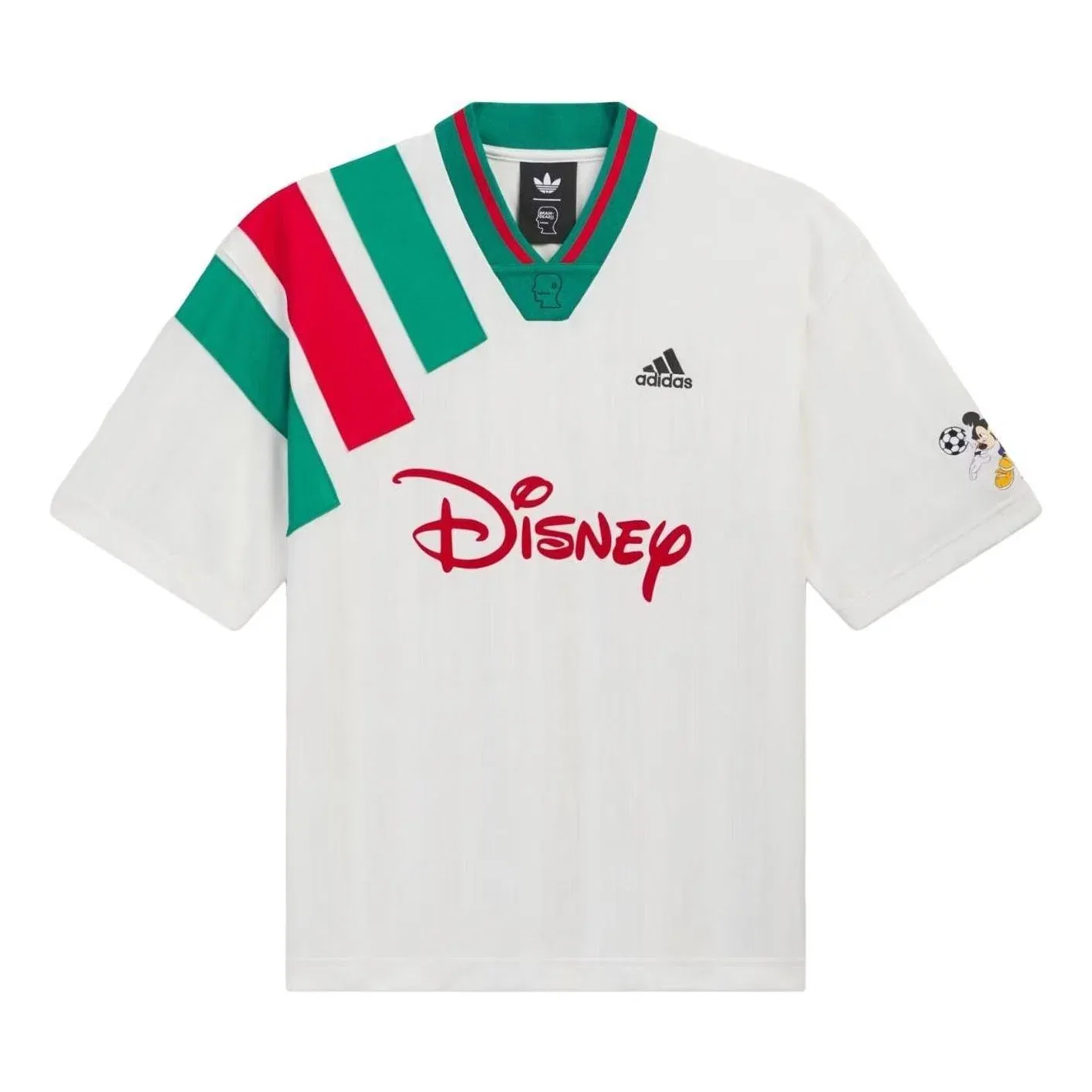 Мужская футболка Adidas x Brain Dead x Disney Football Jersey 'Chalk White', белый