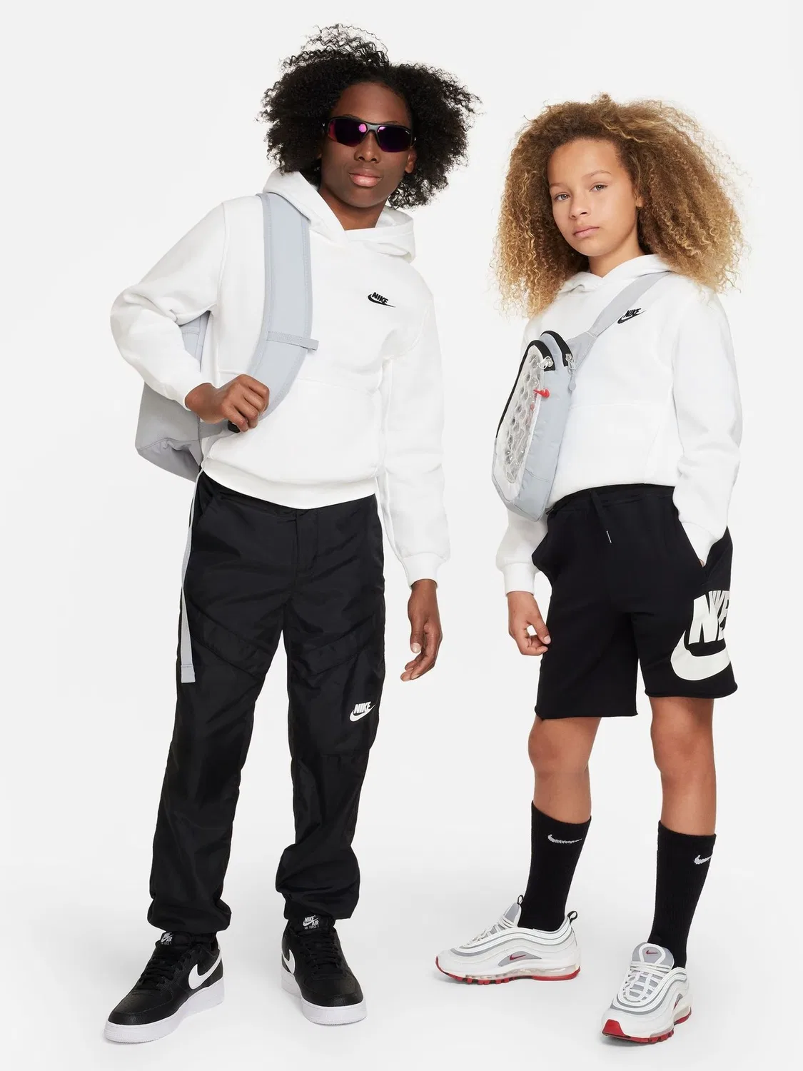Худи Nike Club Fleece, белый