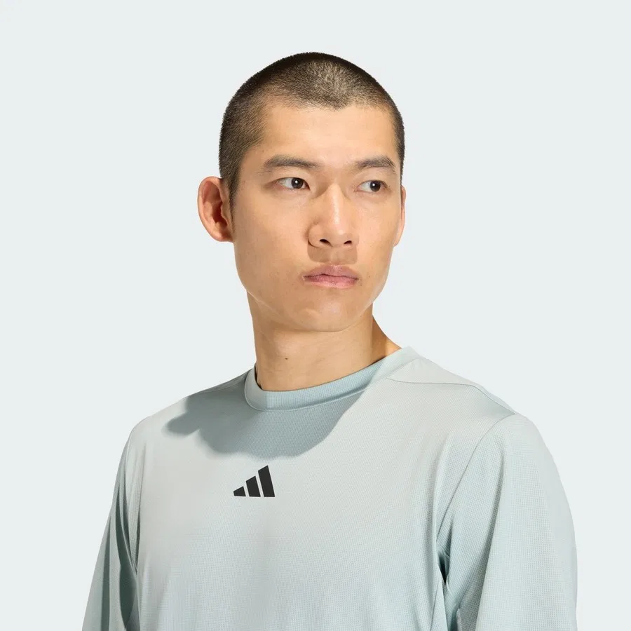 Футболка с коротким рукавом D4T Essentials adidas, Светло-зеленый — фото 4