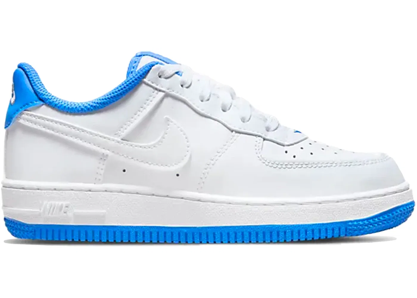 Детские кроссовки для мальчиков низкие Nike Air Force 1 Low '07, White/Light Photo Blue/White
