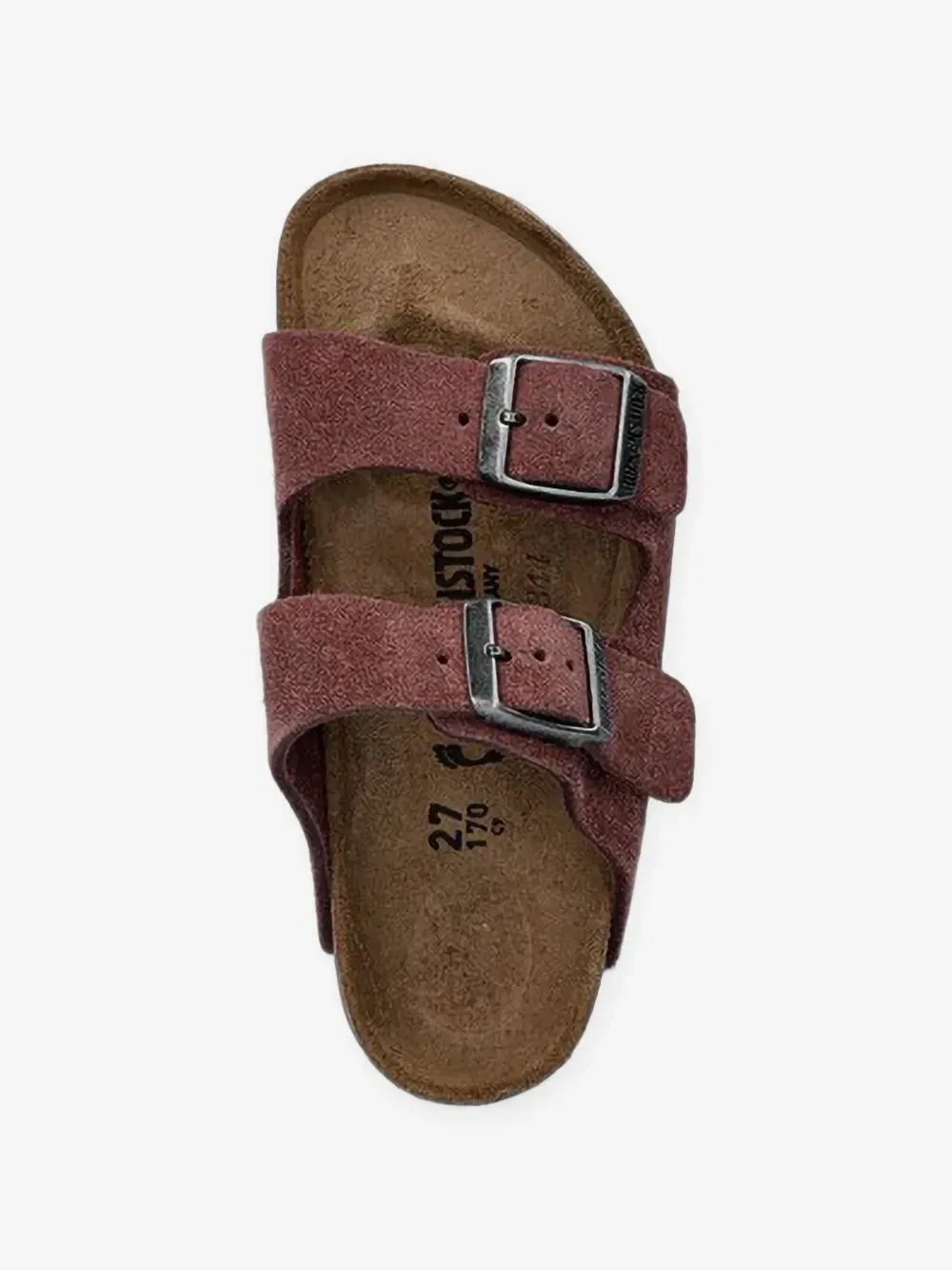 Сандалии Arizona с пряжками Birkenstock Kids, красный — фото 4