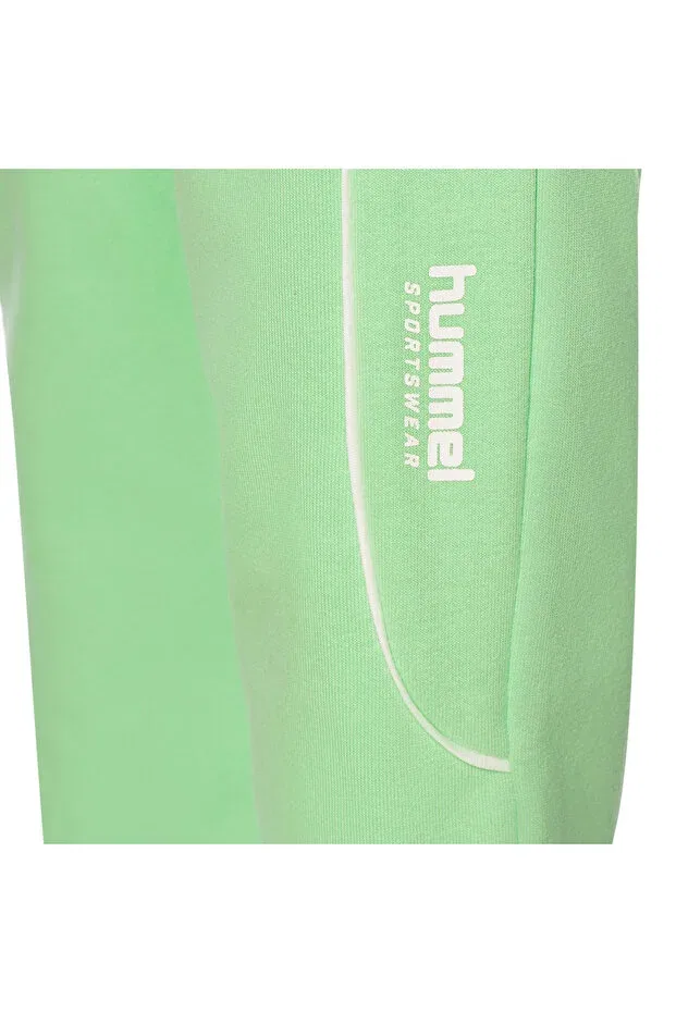 Детские спортивные штаны для девочек скинни Hellen Hummel, Green — фото 4