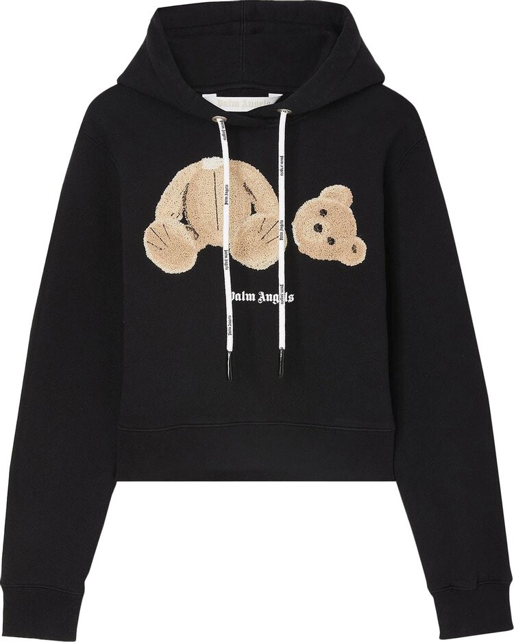 

Худи Palm Angels Bear Hoodie 'Black/Brown', черный