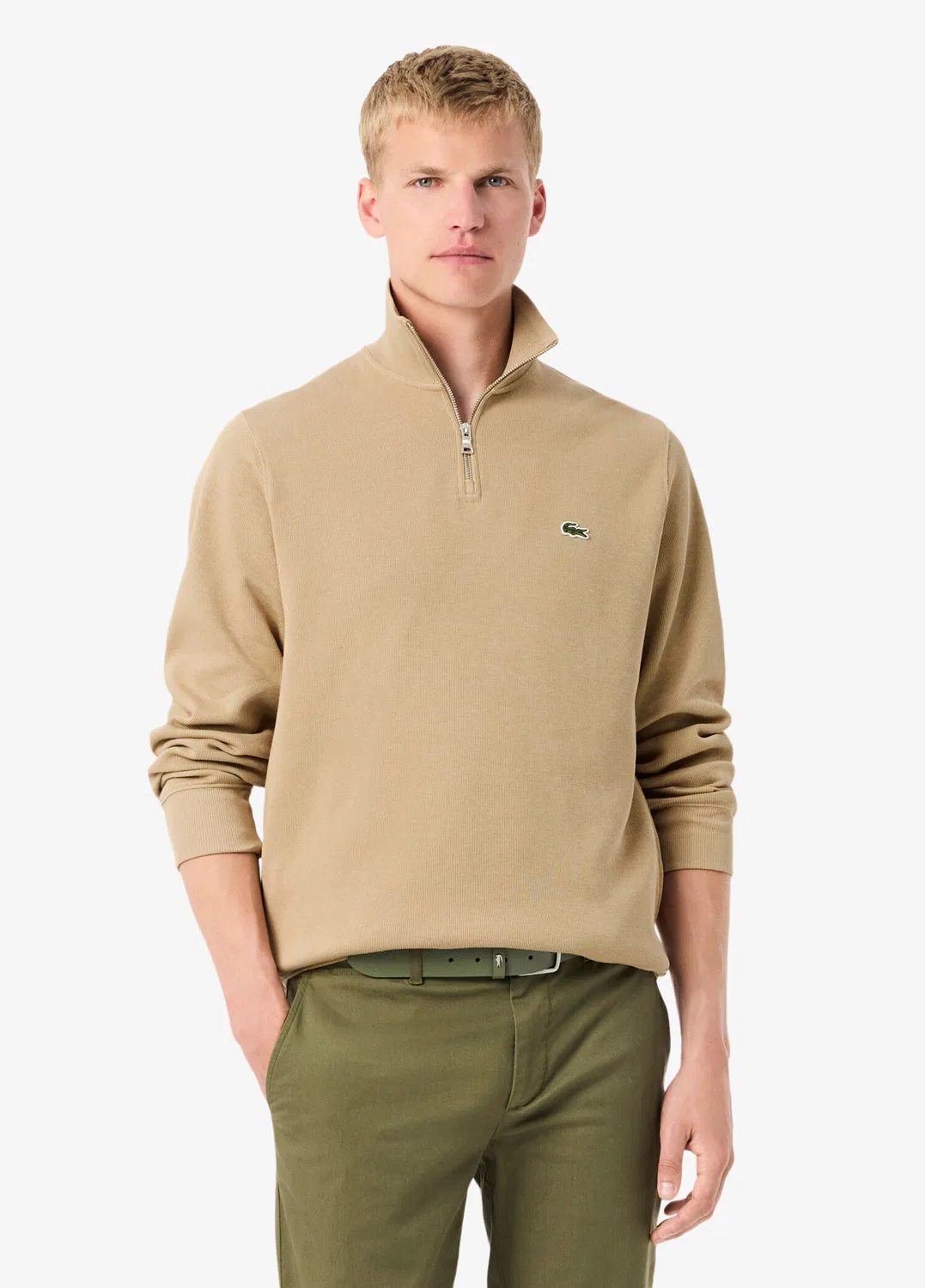 Свитшот Classic Fit Lacoste, bej-02s — фото 2