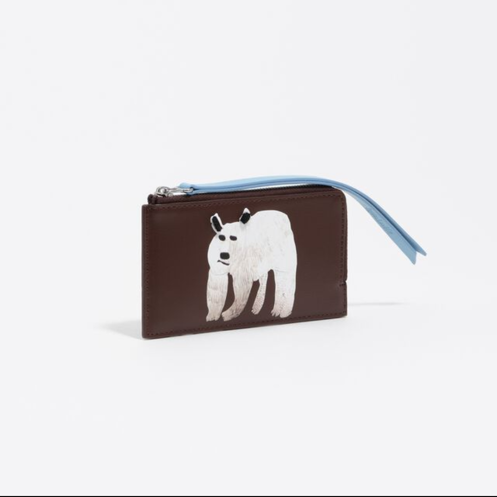 

Кошелек Bimba Y Lola Card Holder/Coin Frío Peludo Fur, темно-коричневый