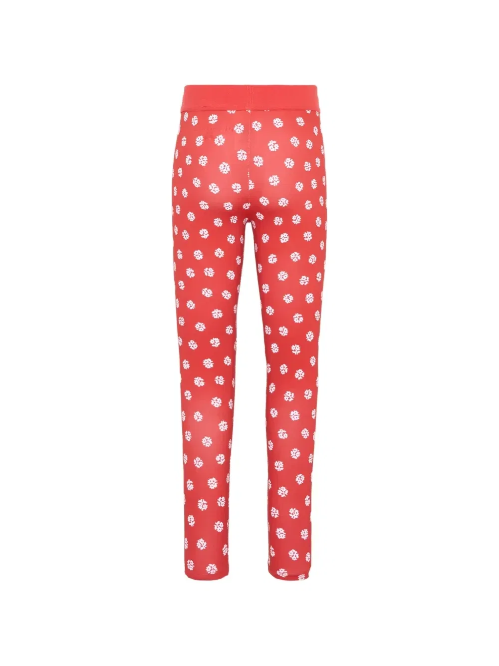 Леггинсы с цветочным принтом Stella Mccartney Kids, красный — фото 2