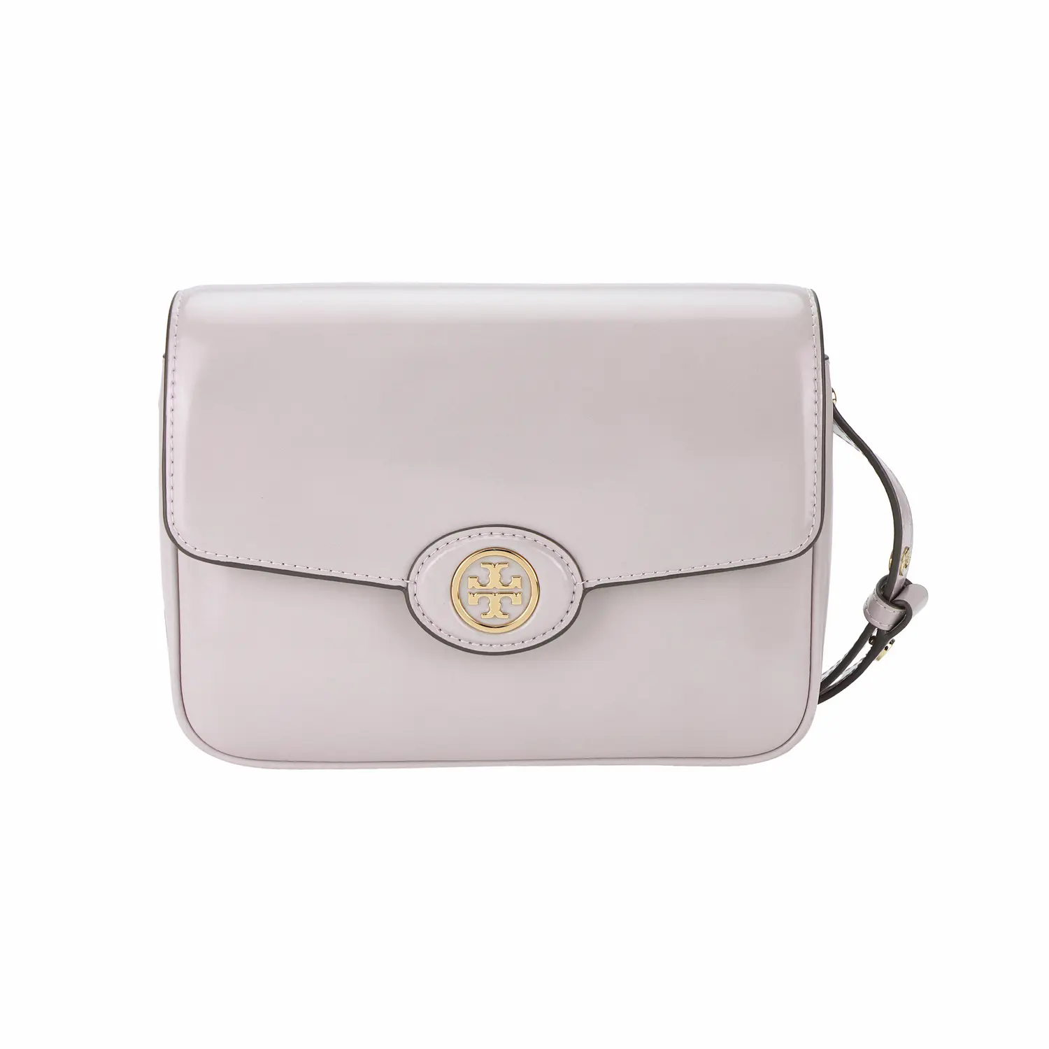 

TORY BURCH Кожаный кроссбоди Робинсон через плечо женский вишнёво-розовый