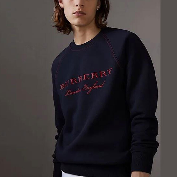 Свитер Burberry женский, темно-синий — фото 3