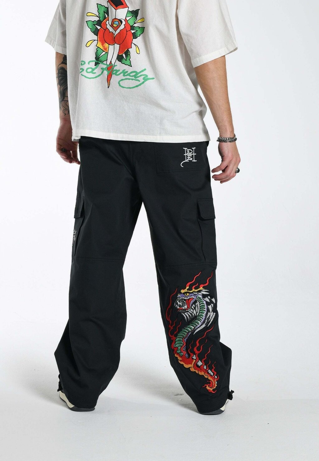 

Брюки Venom-Flames Combat Ed Hardy, черный