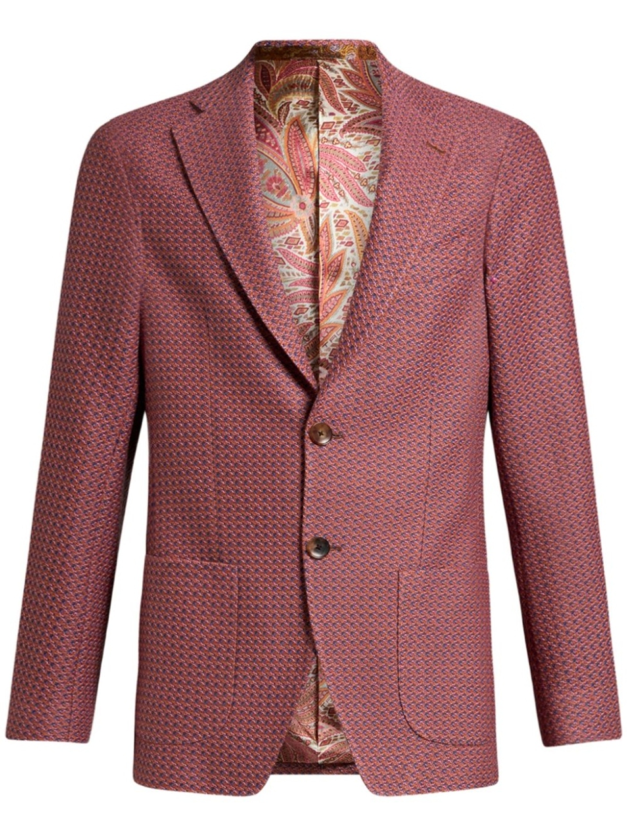

ETRO пиджак из джерси, красный
