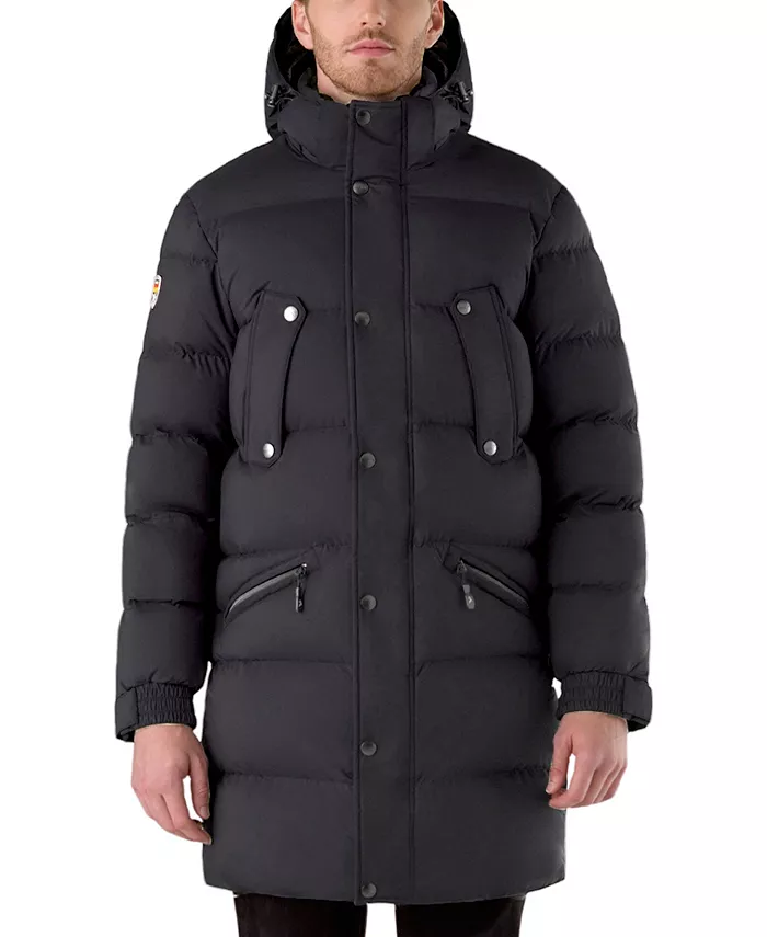

Мужская длинная пуховая парка Barton Triple F.A.T. Goose, черный