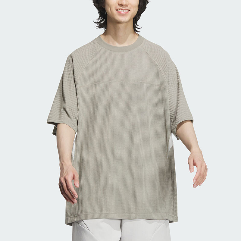 Футболка COLORBLOCK мужская серебристо-серая Adidas, серый — фото 2