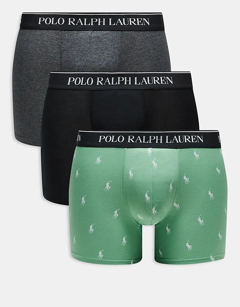 

3 пары трусов-боксеров в мульти Polo Ralph Lauren