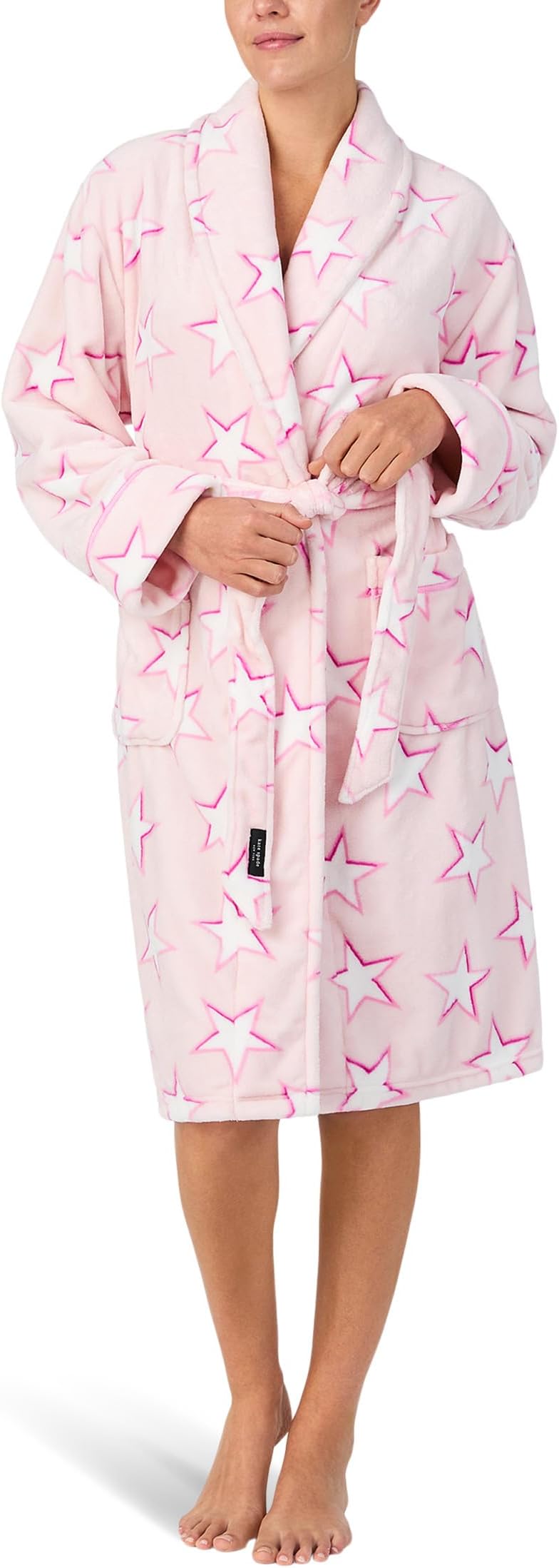 

Женский халат из синели с шалевым воротником Kate Spade New York, Stars