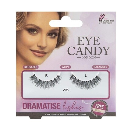 

Накладные ресницы Dramatize № 205 Черный, Eye Candy