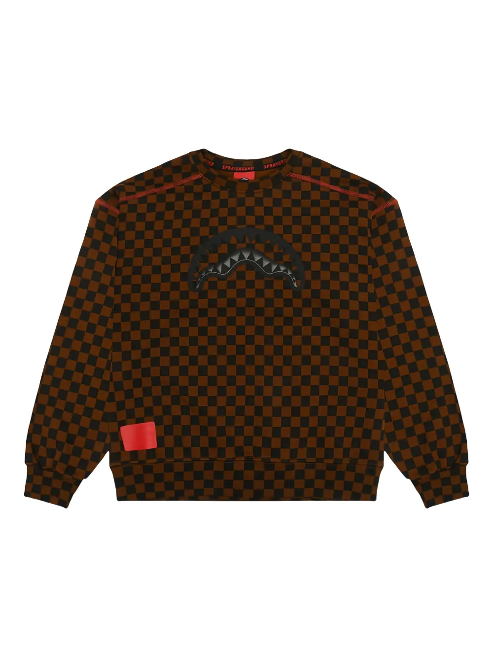 

Свитшот в клетку Takeover The Throne Sprayground, коричневый