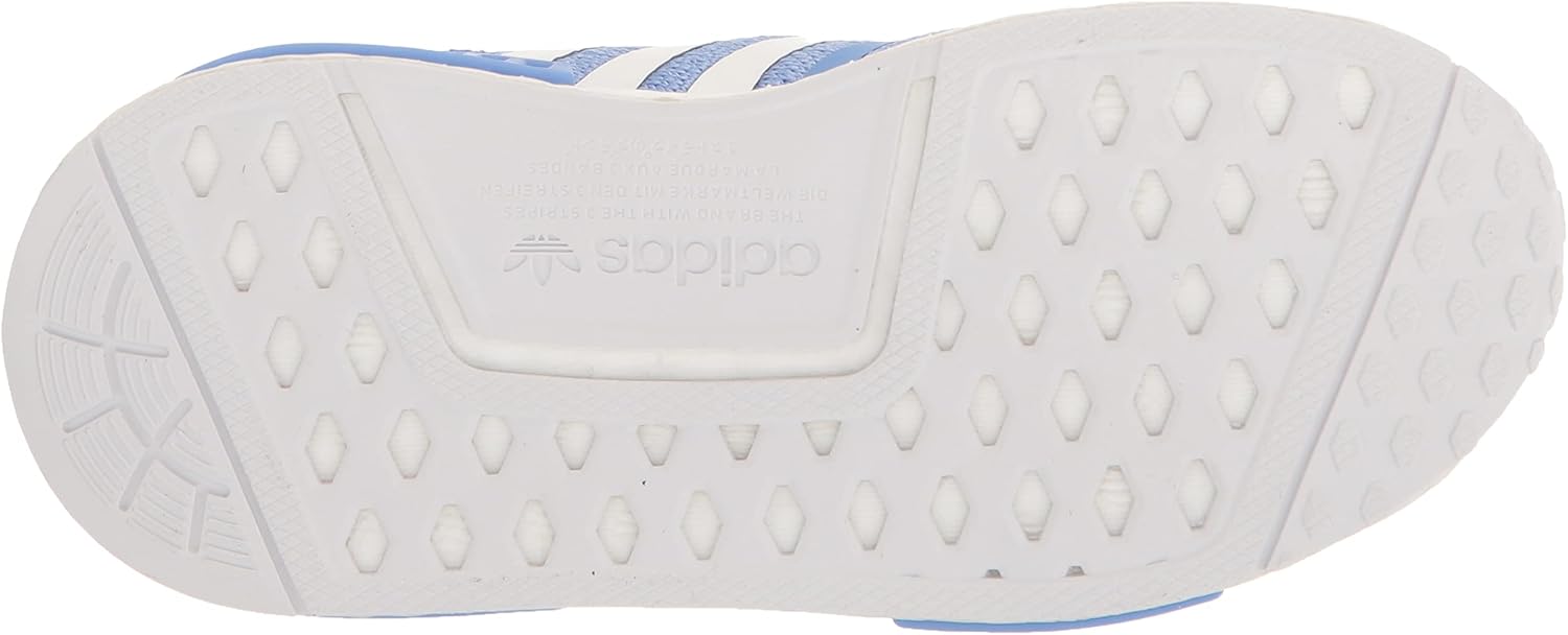 Кроссовки adidas Unisex-Child NMDr1 C (для маленьких детей), белый/синий — фото 4