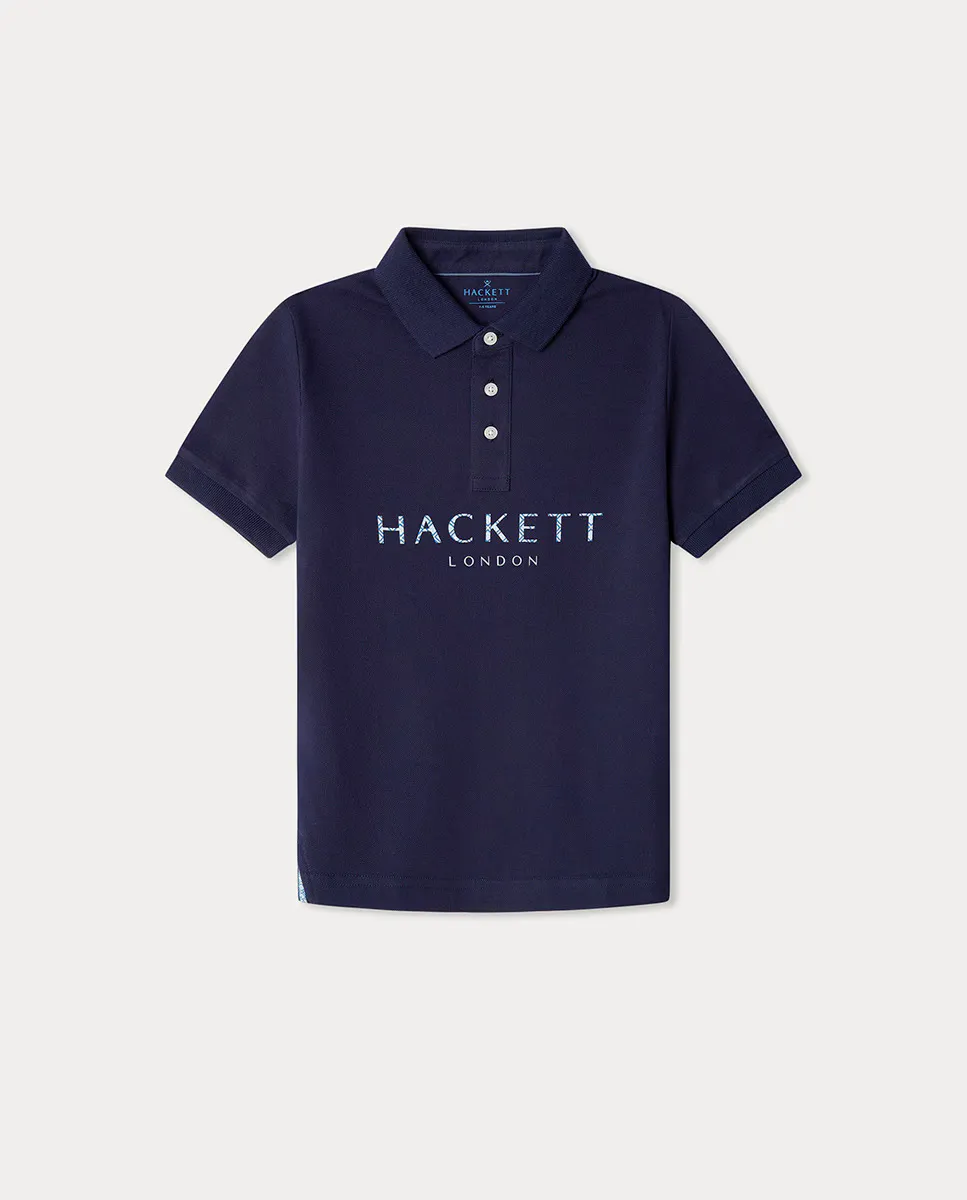 

Детская рубашка-поло Hackett Swim Trim, тёмно-синий