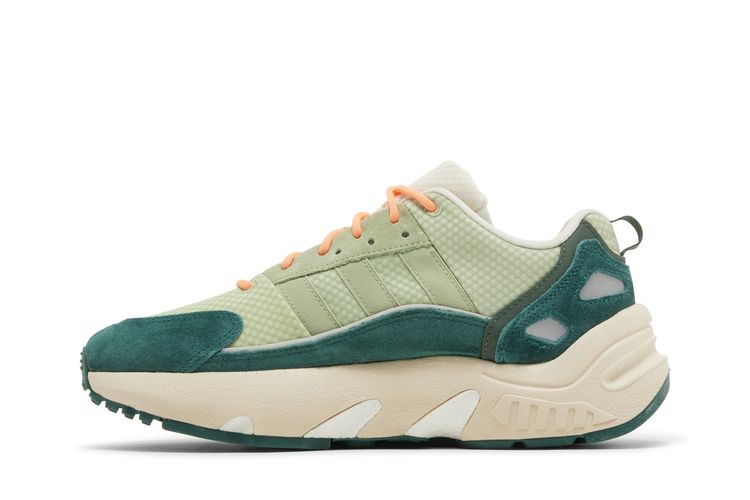 Кроссовки ZX 22 Boost 'Ecru Tint Core Green', зеленый — фото 3