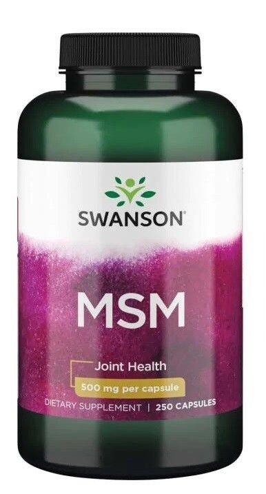 

Подготовка волос, кожи и ногтей Swanson MSM, 250 шт