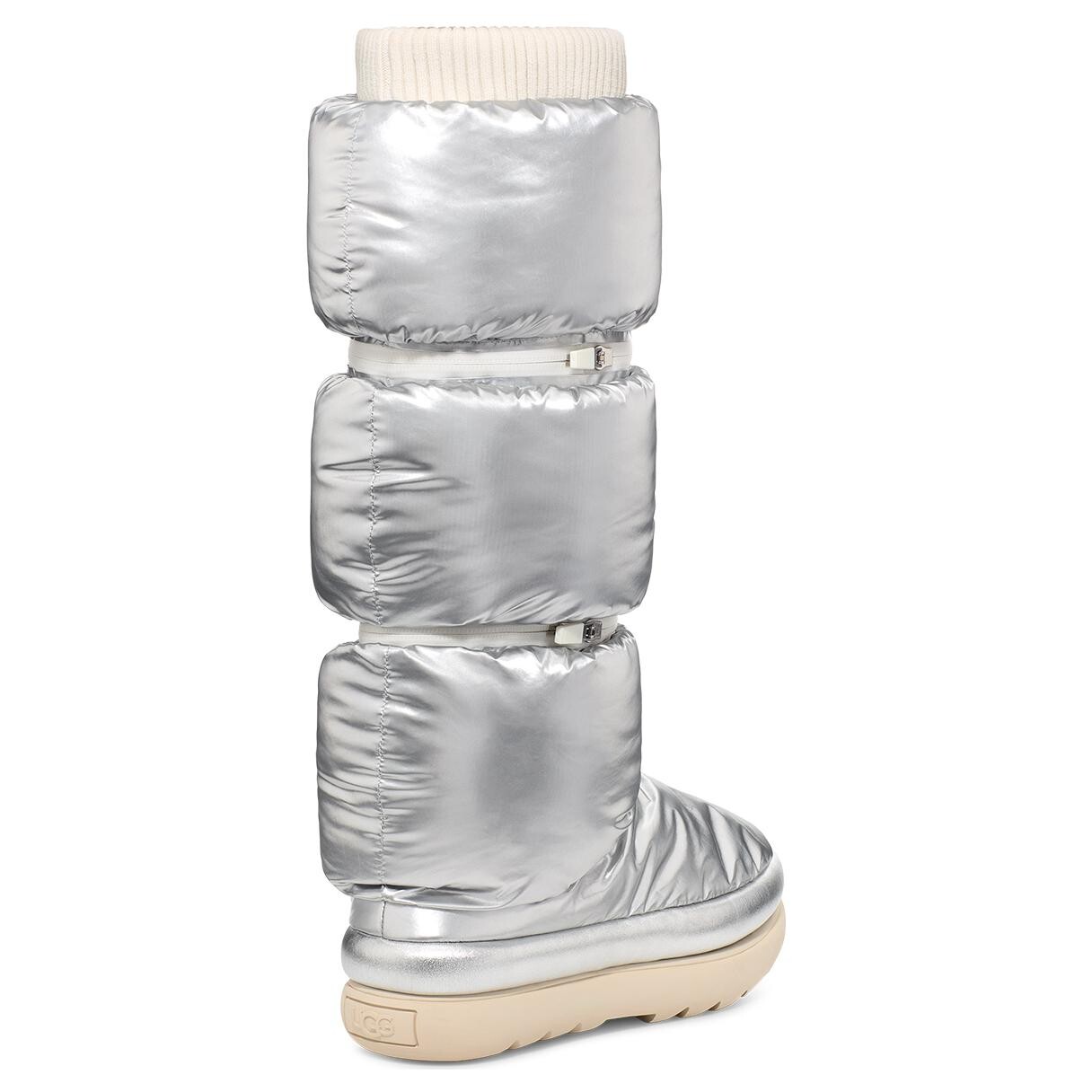 Сапоги высокие женские UGG, серебряный — фото 4