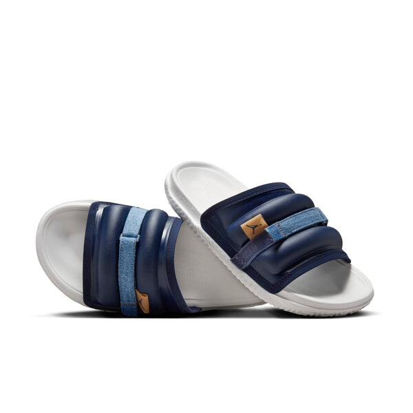 Тапочки air jordan super play slides 'obsidian dutch blue brown' Nike, мультиколор — фото 3