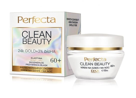 

Дневной и ночной крем против морщин 50 мл Perfecta Clean Beauty 60+
