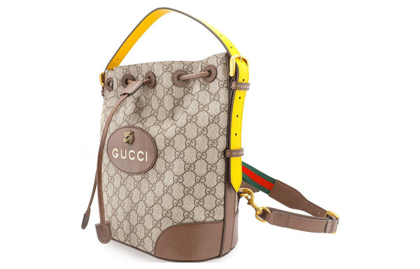 Сумка-рюкзак Gucci с тигром в стиле нео-винтаж, коричневая — фото 2