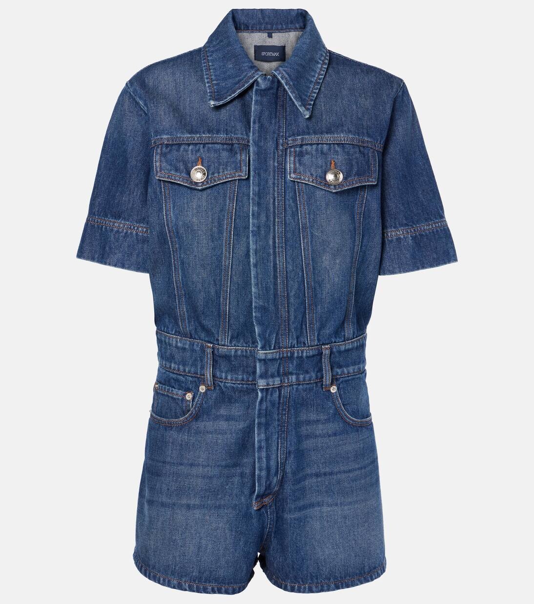 

Джинсовый комбинезон Guglia Sportmax, цвет scuro used