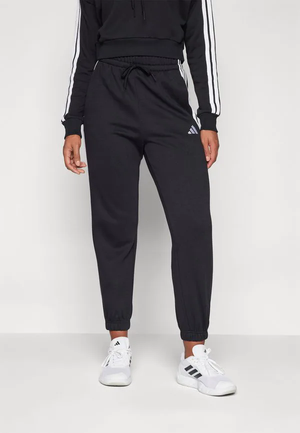 Основные характеристики: свободные брюки в 3 полоски, спортивные штаны. Adidas Sportswear, Black/White