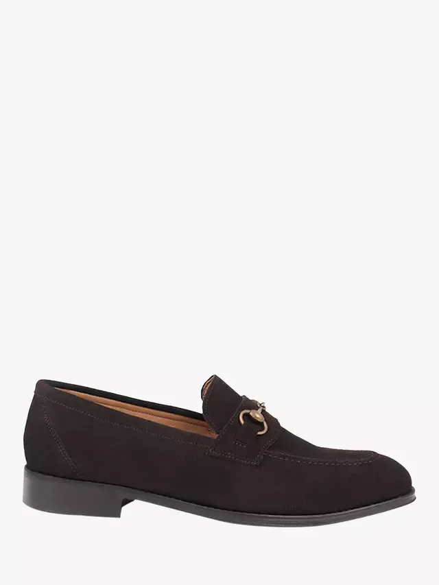 Замшевые лоферы Reece Jones Bootmaker, Brown