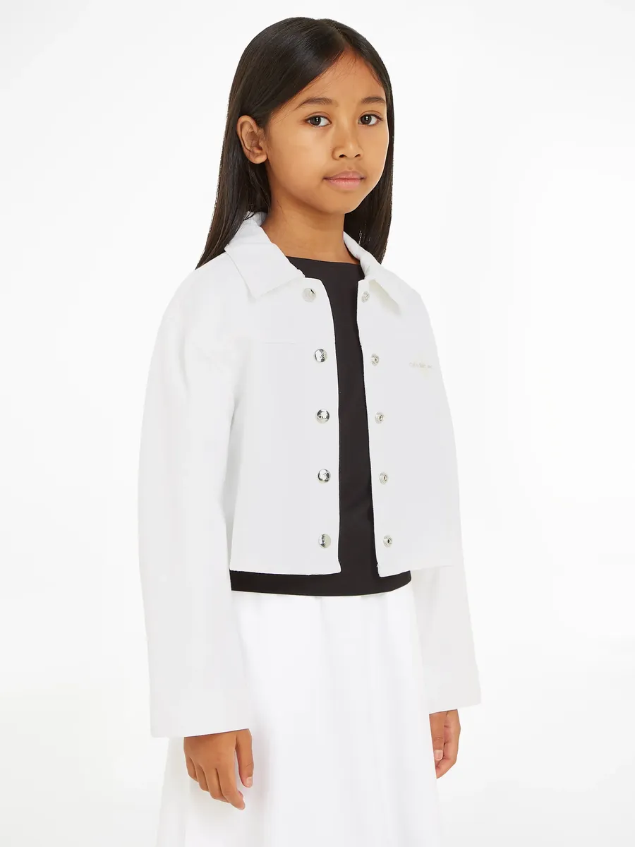 

Джинсовая куртка Calvin Klein Jeans "WHITE BUTTON DENIM JACKET", дети до 16 лет, белый
