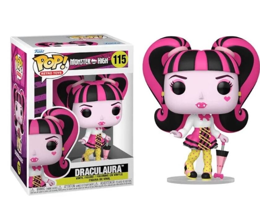

Funko POP! Ретро игрушки, коллекционная фигурка, Monster High, Дракулаура, 115