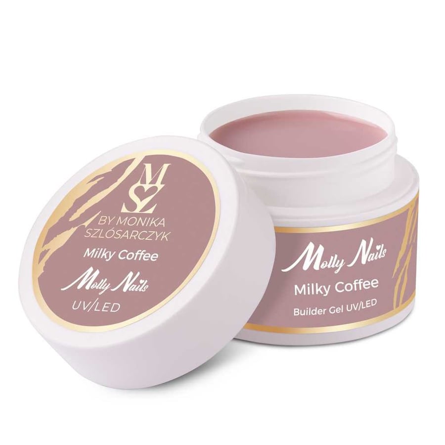 

Салонный гель-лак Milky Coffee от Monika Szlósarczyk Molly Nails HEMA/Di-HEMA Free 50 г
