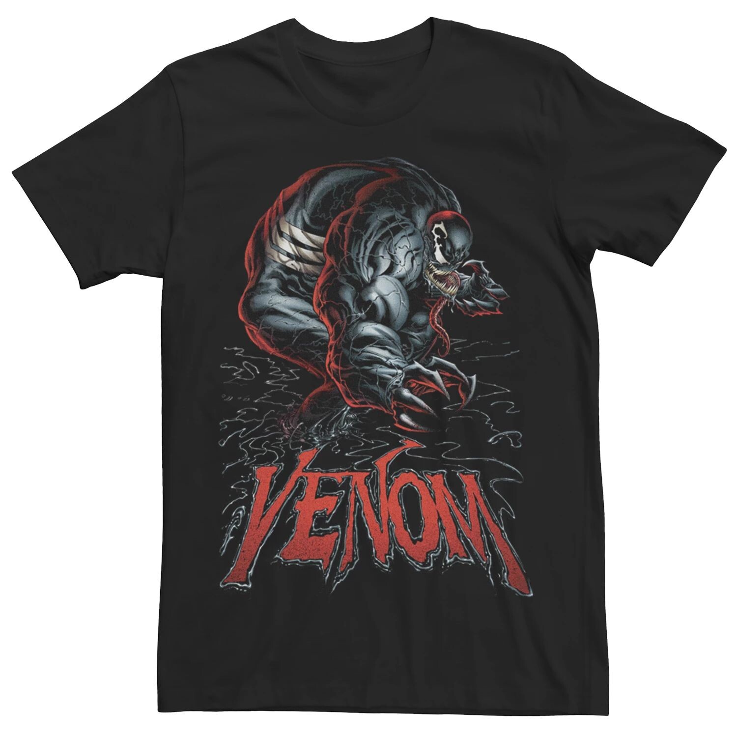 

Мужская клейкая футболка Marvel Universe Venom Licensed Character