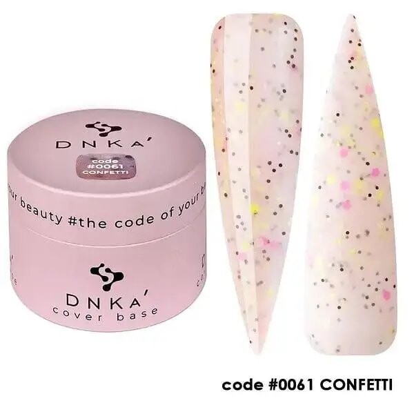 

Цветная база DNKa Cover Base № 0061 Конфетти, 30 мл