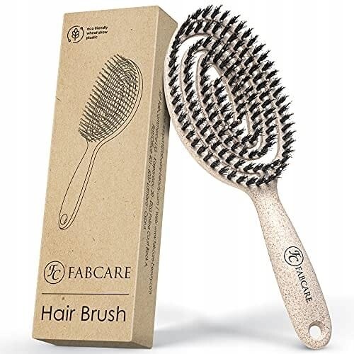

Щетка для волос Fabcare Bio Boar Okra с щетиной, Inna marka