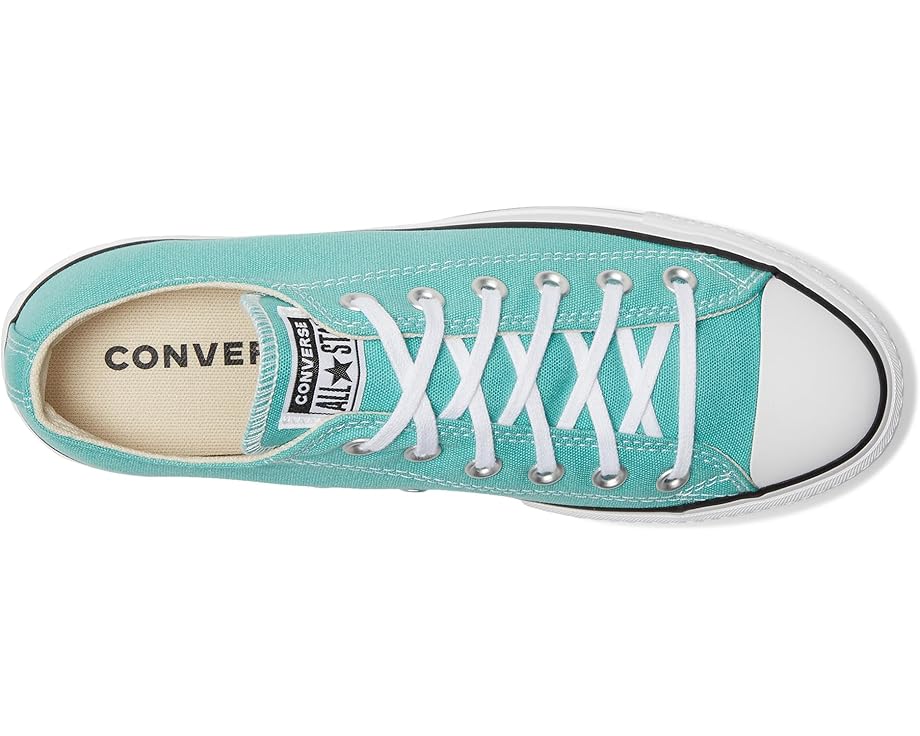 Кроссовки Converse Chuck Taylor All Star Lift Platform - Ox, цвет Archive Sea Green/White/Black — фото 2