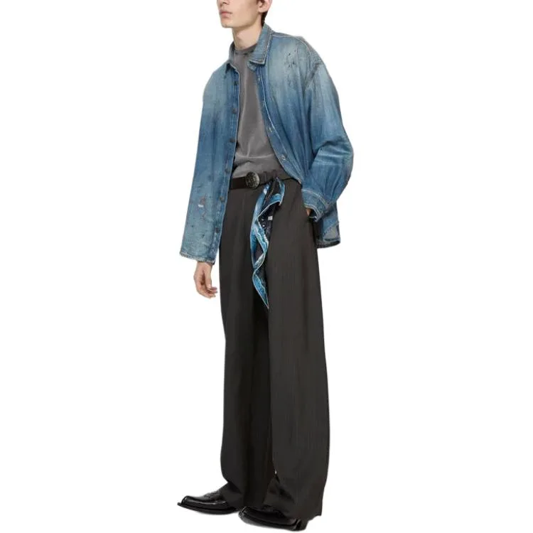 Acne Studios Футболка Unisex Blue Moderate — фото 4