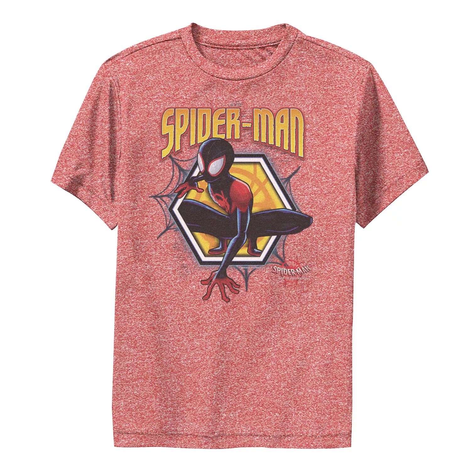 

Мужская футболка премиум-класса с золотистым шестиугольником Marvel Spiderverse Spider-Man Licensed Character, Желтый, Мужская футболка премиум-класса с золотистым шестиугольником Marvel Spiderverse Spider-Man Licensed Character