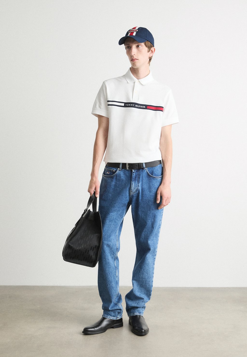 

Рубашка поло CHEST INSERT Tommy Hilfiger, белый