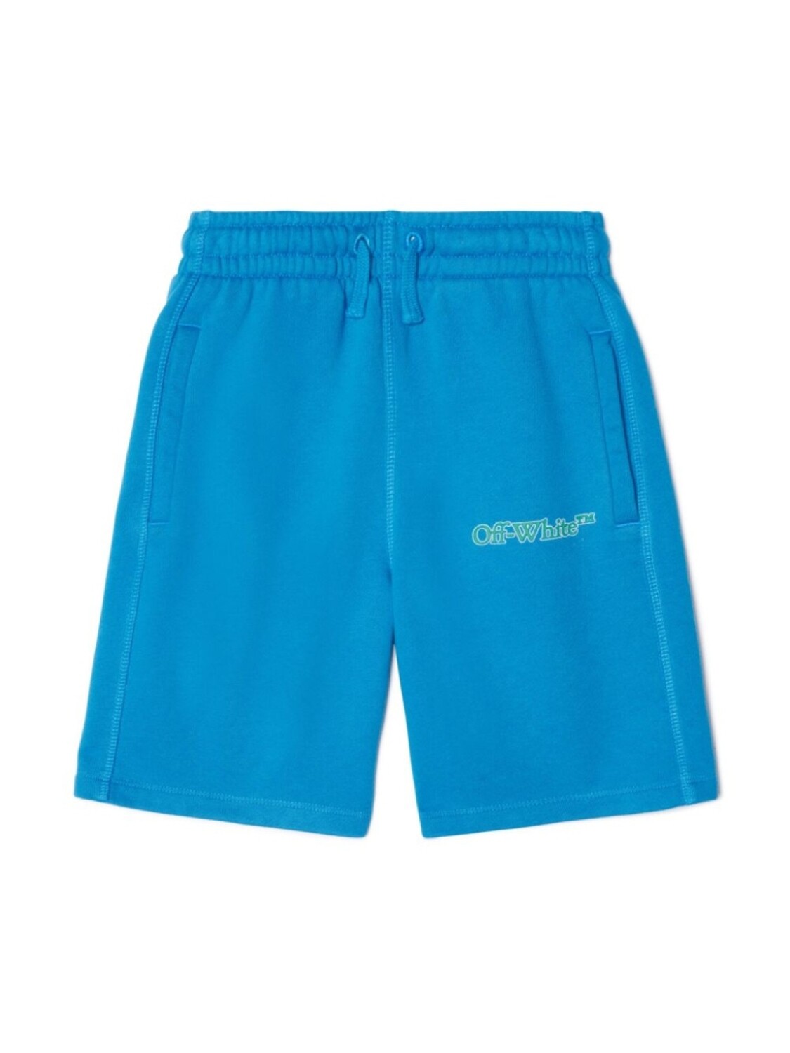

Off-White Kids шорты Big Bookish, синий