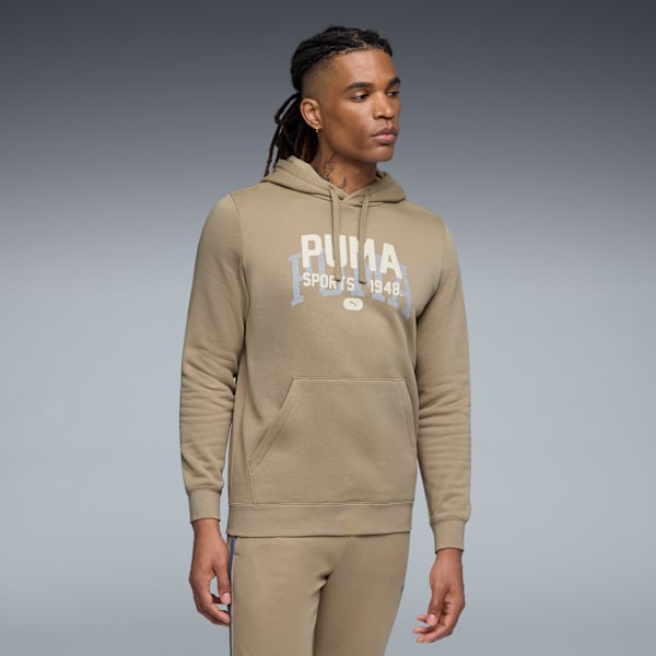 

Мужская флисовая толстовка с капюшоном House Of Graphics Puma, бежевый