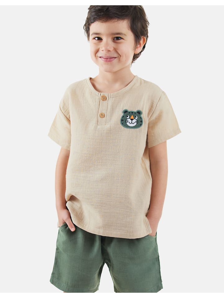 

Тренировочная куртка Denokids, бежевый