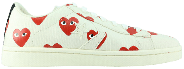 

Кроссовки Converse Comme Des Garcon x Pro Leather 'Play', белый