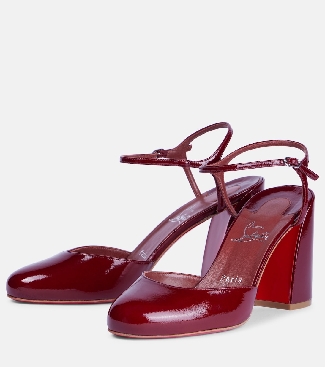 Джейн лаковые лодочки Christian Louboutin, Brownie/Lin Brownie — фото 4